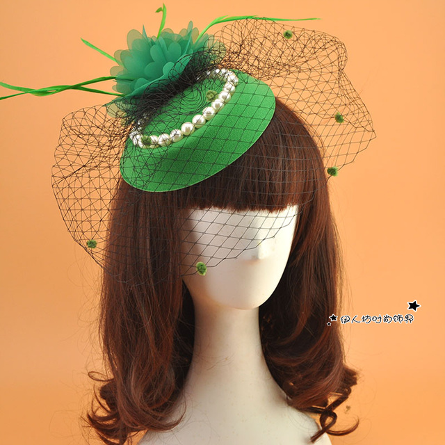 Snapback Hats With Pearls Flower Tulle 15 Colors Fashion A Hat That Goes with Formal Dress Hats For Mother Wedding Bridal Accessories Veil