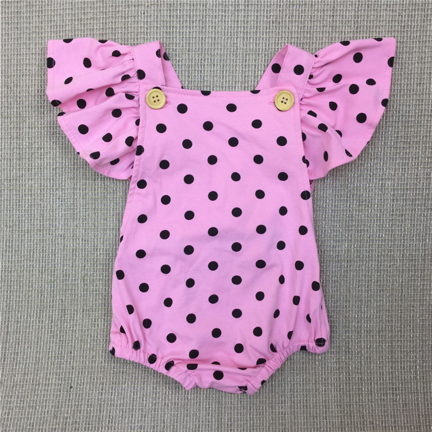 Seartist Baby Girls Romper Newborn Infant Clothing Girls Summer Spring Cotton Ruffle Sleeve Romper Toddler Jumpsuit 0-2Yrs C32