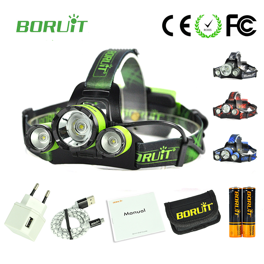 New Boruit B21 3 Led Searchlight Lantern Battery LED Headlamp 6000 lumens Forehead Lamp 18650 battery rechargeable camping light
New Boruit B21 3 Led Searchlight Lantern Battery LED Headlamp 6000 lumens Forehead Lamp 18650 battery rechargeable camping light