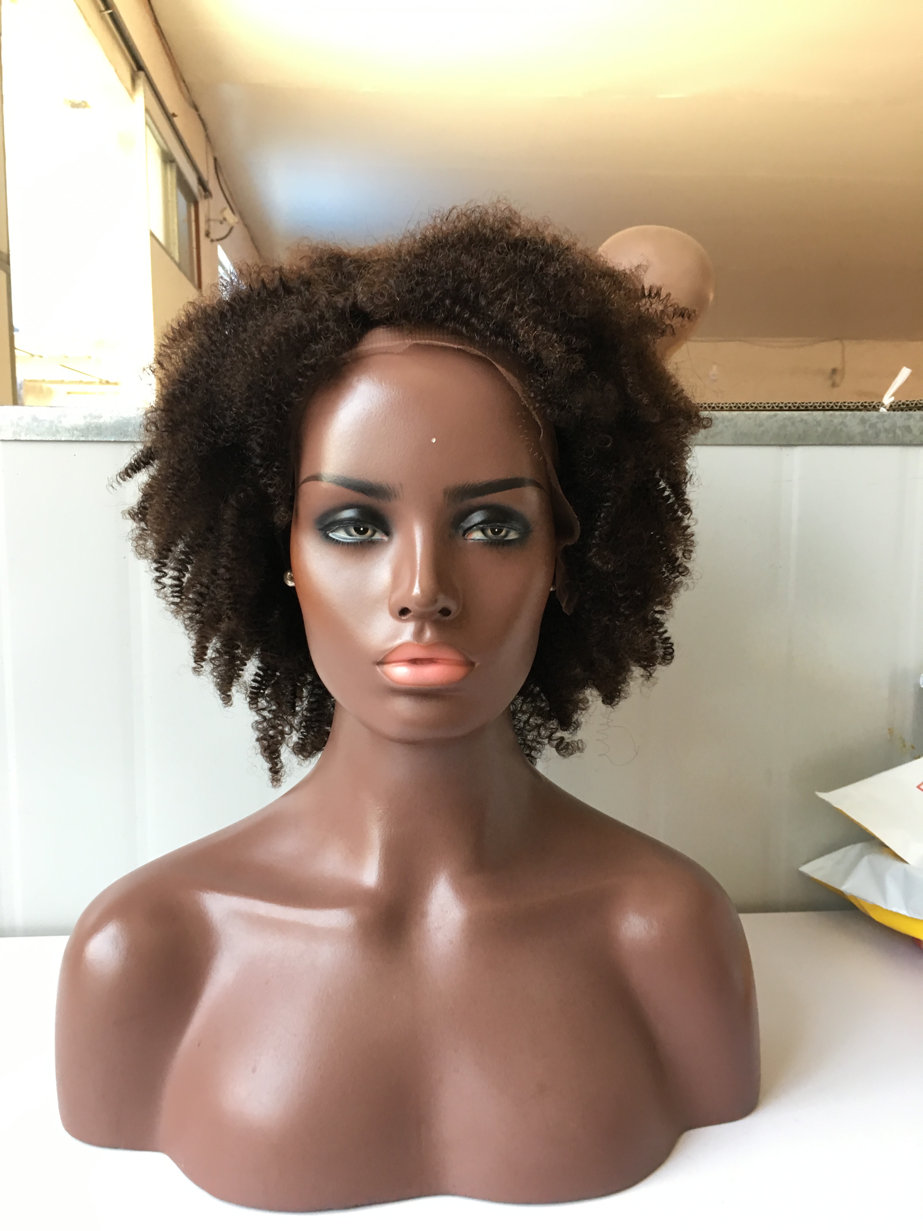 Short Kinky Curly bob Full lace wig Human Hair Wigs for Black Women Brazilian hair Wig, Natural color
Short Kinky Curly bob Full lace wig Human Hair Wigs for Black Women Brazilian hair Wig, Natural color