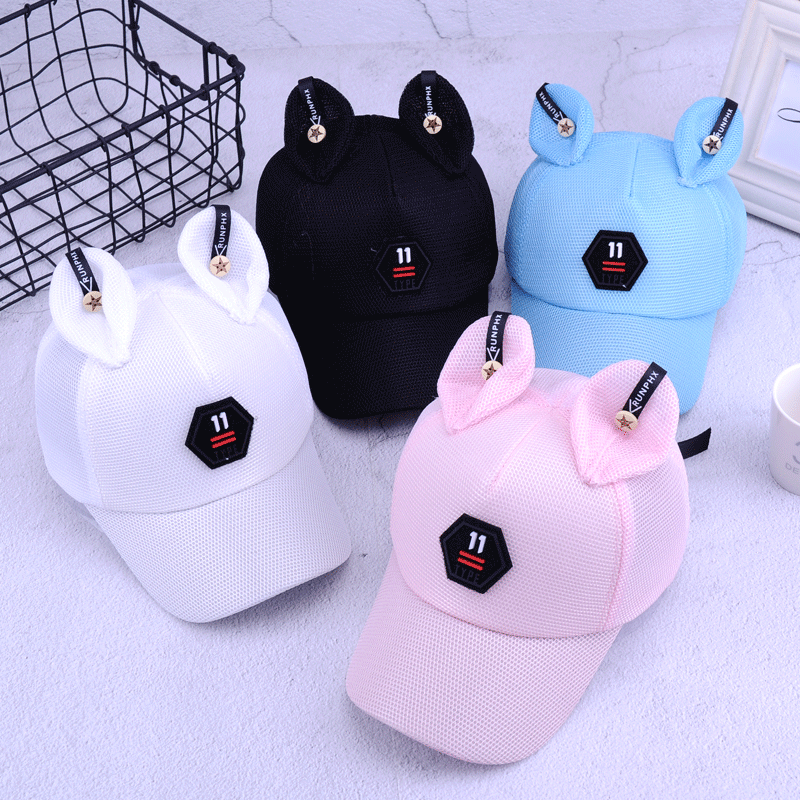 summer baby girl boy baseball caps newborn adjustable mesh hats child caps with cute rabbit ear sunhat, Mix colors
summer baby girl boy baseball caps newborn adjustable mesh hats child caps with cute rabbit ear sunhat, Mix colors