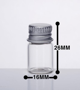 2ml 12x26x7MM Empty Jar Cosmetic Containers Glass Sample Bottle With Aluminium Cap Small Refillable Bottles Packaging
2ml 12x26x7MM Empty Jar Cosmetic Containers Glass Sample Bottle With Aluminium Cap Small Refillable Bottles Packaging