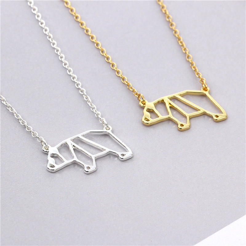 30pcs Minimalist Origami Polar Bear Necklace Animal Outline Panda Chain Necklace Jewelry Accessory Gift for Friend
30pcs Minimalist Origami Polar Bear Necklace Animal Outline Panda Chain Necklace Jewelry Accessory Gift for Friend