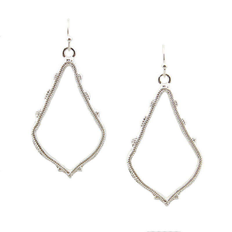 ZWPON 2018 Gold Filled BrandChandelier Earrings Alloy Cutout Fashion Hollow Teardrop Earrings for Women Statement