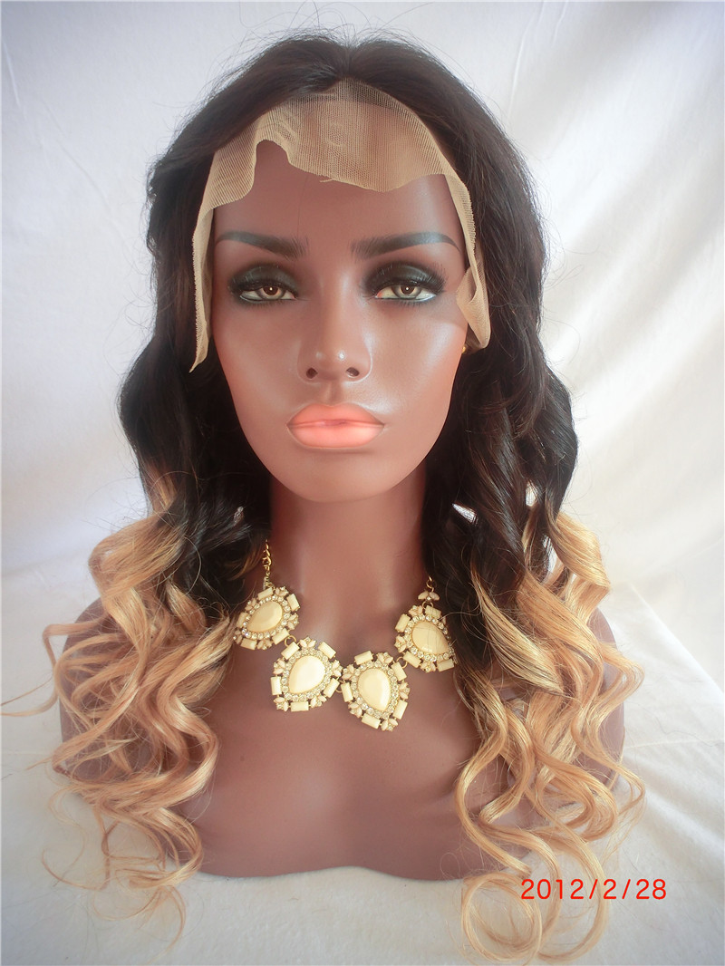 Honey Blonde Lace Front Wig Glueless Full Lace Wigs Human Hair Ombre Wig Black Roots 1B 27 Loose Wave Brazilian Virgin Hair, Ombre color
Honey Blonde Lace Front Wig Glueless Full Lace Wigs Human Hair Ombre Wig Black Roots 1B 27 Loose Wave Brazilian Virgin Hair, Ombre color