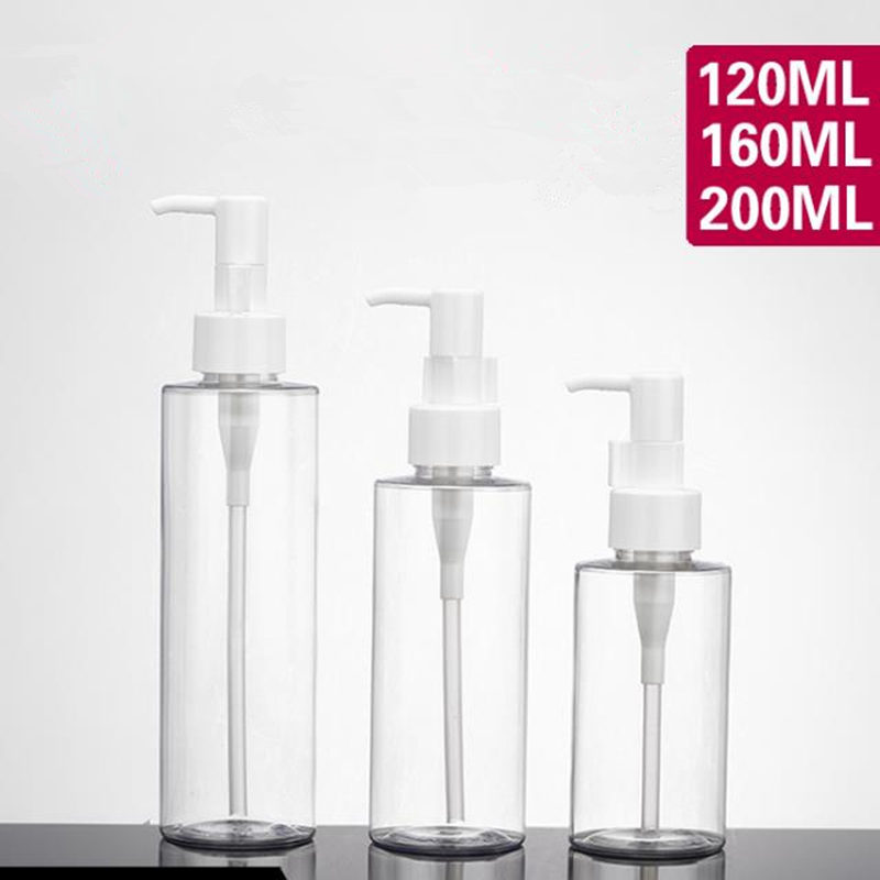 120ml 160ml 200ml Empty Plastic Oil bottle white lotion pump stopper Empty Cleaning oil bottle essential coconut container F709
120ml 160ml 200ml Empty Plastic Oil bottle white lotion pump stopper Empty Cleaning oil bottle essential coconut container F709