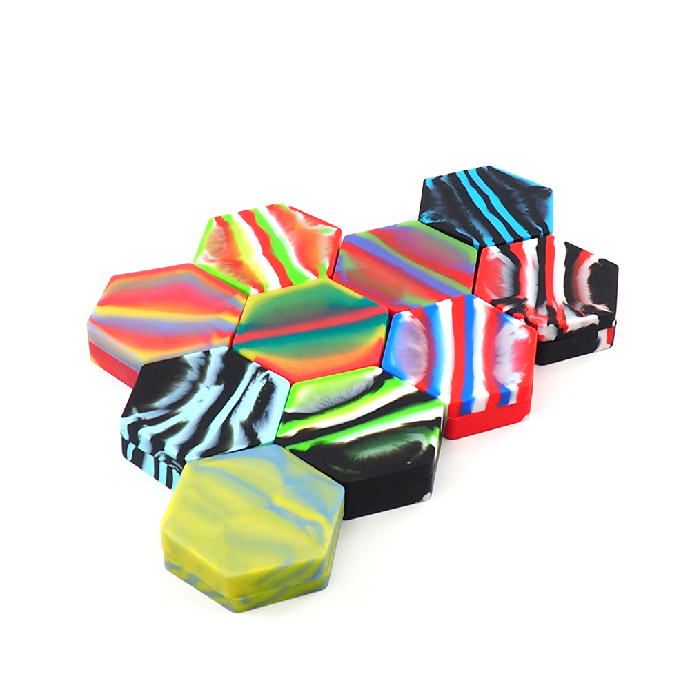 110mL Wax containers Nonstick Silicone Jar Concentrate dab Container large hexagon multi-compartments multiple colors
110mL Wax containers Nonstick Silicone Jar Concentrate dab Container large hexagon multi-compartments multiple colors