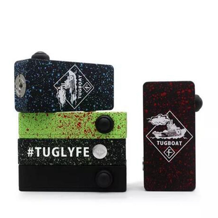 

Top Tuglyfe Tugboat Box Mod Kit with Colorful tuglyfe Unregulated mod Cubed RDA Mechanical velocity RDA Tuglyfe Portable box mod Vaporizer.