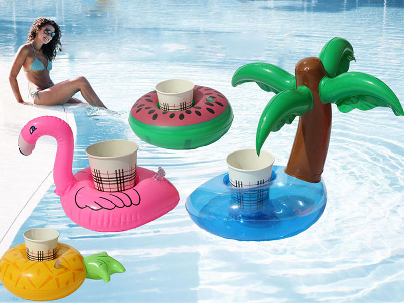PVC Inflatable Drink Cup Holder Donut Flamingo Watermelon Pineapple Lemon Coconut Tree Shaped Floating Mat Floating Pool Toys, Multicolor
PVC Inflatable Drink Cup Holder Donut Flamingo Watermelon Pineapple Lemon Coconut Tree Shaped Floating Mat Floating Pool Toys, Multicolor
