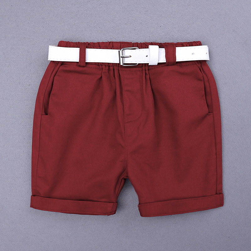 Kids Boys Clothing Sets Children Clothing Set Summer Baby Boy Clothes Flower Tie Shirts+Shorts 2PCS Gentleman Suit With Tie