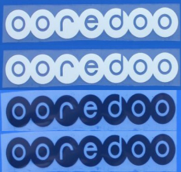 OOREDOO white and dark blue OOREDOO logo for PSG back sponsor PSG OOREDOO free shipping
OOREDOO white and dark blue OOREDOO logo for PSG back sponsor PSG OOREDOO free shipping