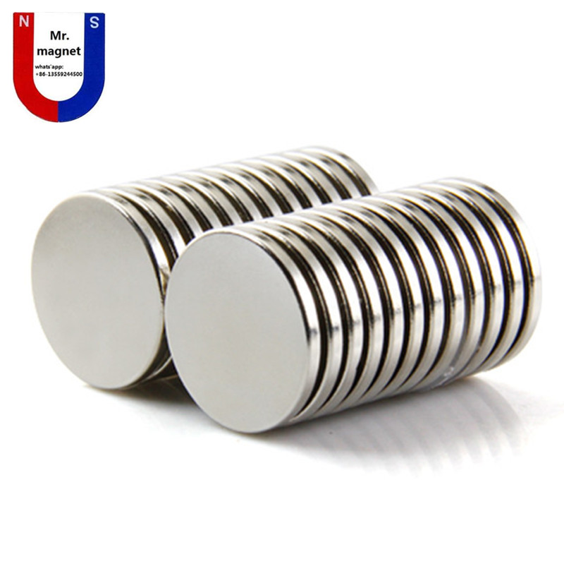 wholesaler 50pcs super strong 20x2 magnet 202 n35 permanent rare earth magnet 20mm x 2mm industry neodymium magnet d20x2mm