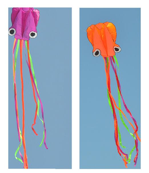 420CM New Octopus Shape Single Line Kite with Flying Tools Stunt Software Power Fun Outdoort Game Flying Kite Easy To Fly