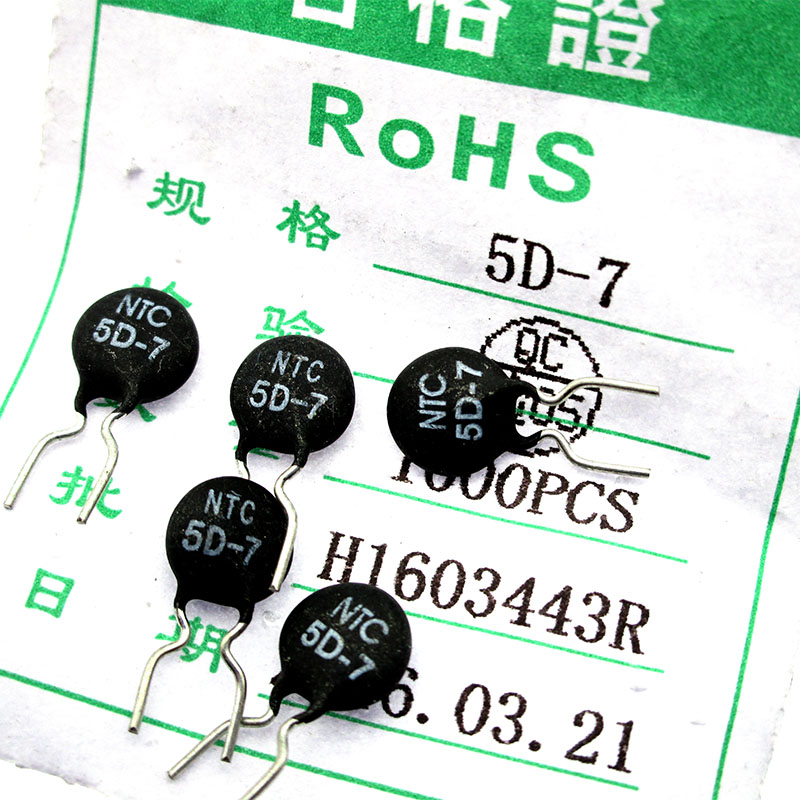 NTC 5D-7 Thermistor Negative Temperature
