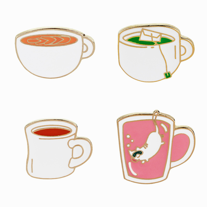 Cute Cat Coffee Cup Tea Cup Brooch Pins Enamel Suit Shirt Lapel Pin for Women Children Wedding Gift Drop Shipping
Cute Cat Coffee Cup Tea Cup Brooch Pins Enamel Suit Shirt Lapel Pin for Women Children Wedding Gift Drop Shipping