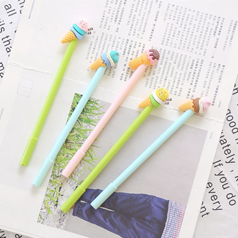 24 pcs/Lot Honey Ice cream pen 0.5mm Black color gel ink pens Kawaii gift Toy Office supplies Material Canetas escolar FB742, As pic
24 pcs/Lot Honey Ice cream pen 0.5mm Black color gel ink pens Kawaii gift Toy Office supplies Material Canetas escolar FB742, As pic