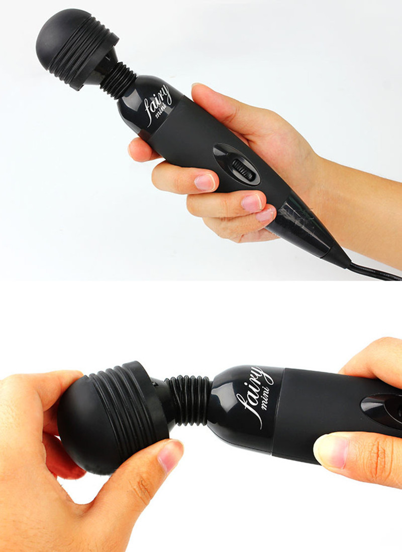 Pink/Black AV Female Masturbation Vibrator,Clit and G spot Orgasm Massager Stick,AV Vibrating Stick,Sex Toys ,Sex products Y18102605