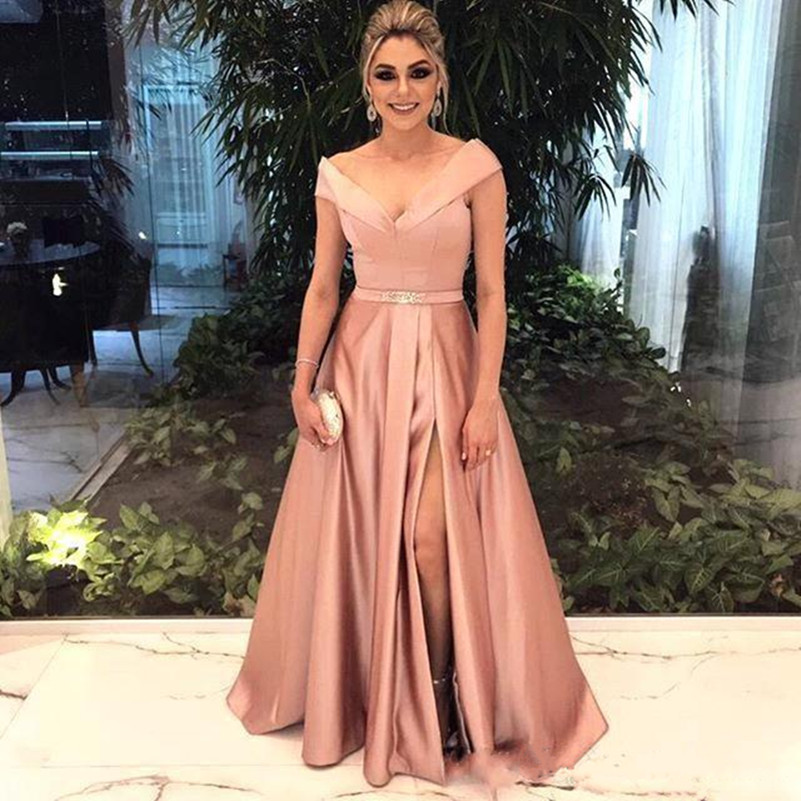 Elegant Off Shoulder Prom Dresses A Line Split Side Formal Prom Party Gowns Simple Cheap Mother Dress, Blue
Elegant Off Shoulder Prom Dresses A Line Split Side Formal Prom Party Gowns Simple Cheap Mother Dress, Blue