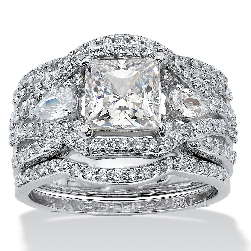 choucong Princess cut 7mm Stone Diamond 10KT White Gold Filled 3-in-1 Engagement Wedding Band Ring Set Sz 5-11
choucong Princess cut 7mm Stone Diamond 10KT White Gold Filled 3-in-1 Engagement Wedding Band Ring Set Sz 5-11
