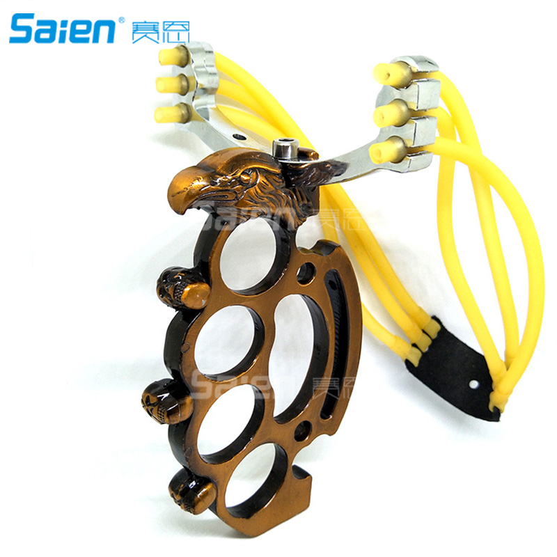 Eagle Powerful Metal Rubber Slingshot Catapult Hunter Wrist Support Brace Velocity Sling Shot Outdoor Sport Catapult Hunting
Eagle Powerful Metal Rubber Slingshot Catapult Hunter Wrist Support Brace Velocity Sling Shot Outdoor Sport Catapult Hunting
