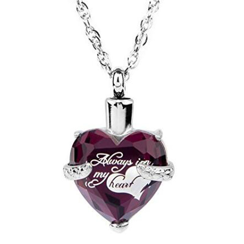 Wholesale custom gem heart birthstone funeral cremation ashes box necklace pendant fashion jewelry
Wholesale custom gem heart birthstone funeral cremation ashes box necklace pendant fashion jewelry