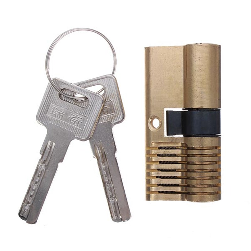 Cut-Away 7 Pin Dimple Practice Lock - Locksmith Training Practice Lock for Beginners
Cut-Away 7 Pin Dimple Practice Lock - Locksmith Training Practice Lock for Beginners