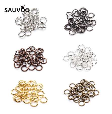 200pcs/bag Wholesale Bronze Silver Gold Rhodium Tone Jump Rings Split Rings Link Loop Rings for DIY Jewelry Findings
200pcs/bag Wholesale Bronze Silver Gold Rhodium Tone Jump Rings Split Rings Link Loop Rings for DIY Jewelry Findings