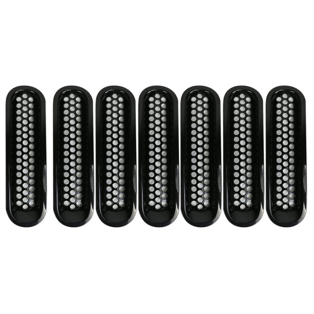 For Jeep Wrangler JK Accessories Black Front Grill Mesh Grille Insert For Jeep Wrangler Rubicon Sahara Jk Parts 2007-2017 7PC
For Jeep Wrangler JK Accessories Black Front Grill Mesh Grille Insert For Jeep Wrangler Rubicon Sahara Jk Parts 2007-2017 7PC