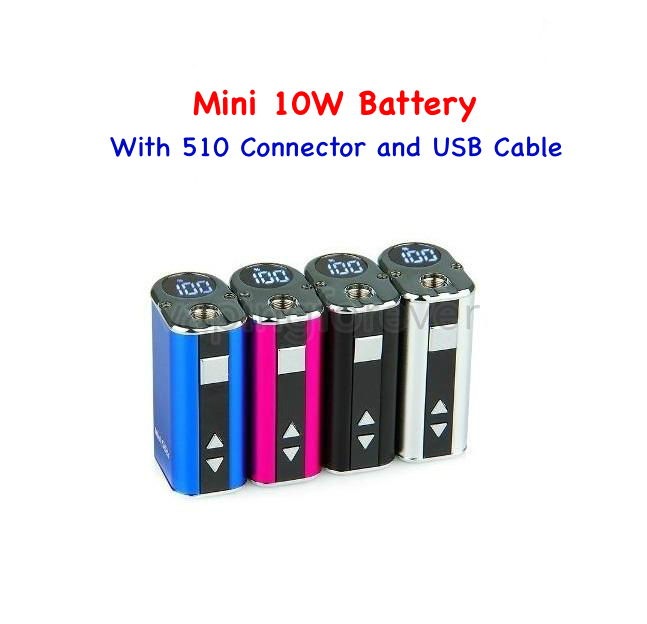 Mini 10W Box Mod Battery 1050mah Built-in Battery 10w Max Output Variable Voltage Box Mod 4 colos with USB Cable eGo Connector
Mini 10W Box Mod Battery 1050mah Built-in Battery 10w Max Output Variable Voltage Box Mod 4 colos with USB Cable eGo Connector