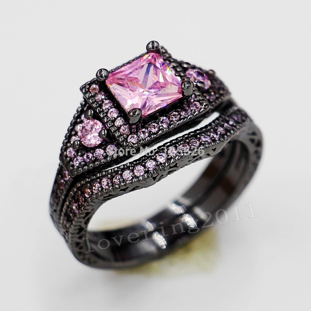 choucong Brand Lovers Sapphrie 5A Zircon stone 10KT Black Gold Filled 2 Wedding band Ring Set Sz 5-11 Gift Free shipping
choucong Brand Lovers Sapphrie 5A Zircon stone 10KT Black Gold Filled 2 Wedding band Ring Set Sz 5-11 Gift Free shipping