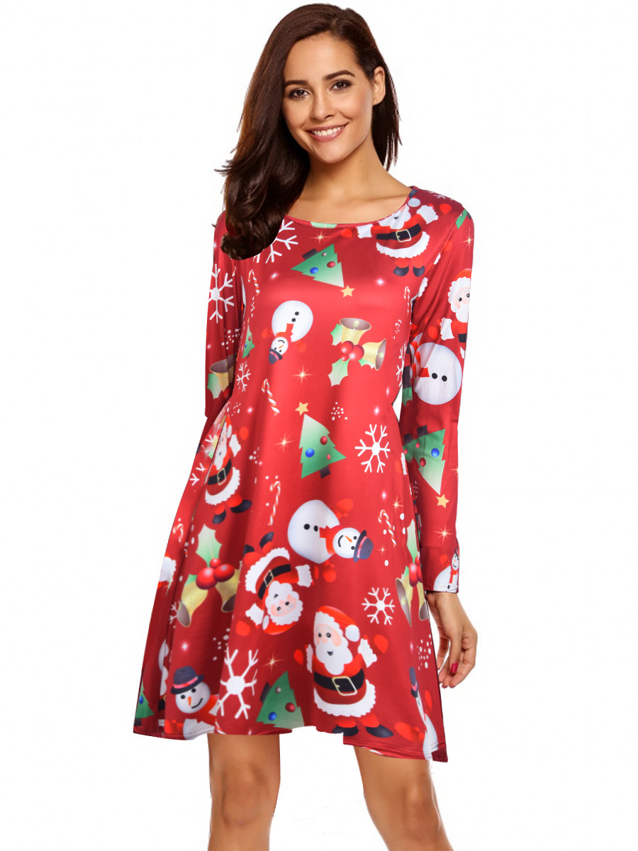 Women Christmas Snowman 3D print Dresses Long Sleeves High Waist Dress Cute Party Clothes Free Shipping
Women Christmas Snowman 3D print Dresses Long Sleeves High Waist Dress Cute Party Clothes Free Shipping