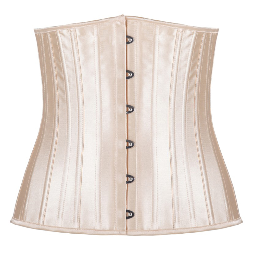 Woman Satin Lace Up Waist Cincher Corselet Body Shaper Sexy 24 Steel Bones Waist Control Underbust Corsets & Bustiers, Black
Woman Satin Lace Up Waist Cincher Corselet Body Shaper Sexy 24 Steel Bones Waist Control Underbust Corsets & Bustiers, Black