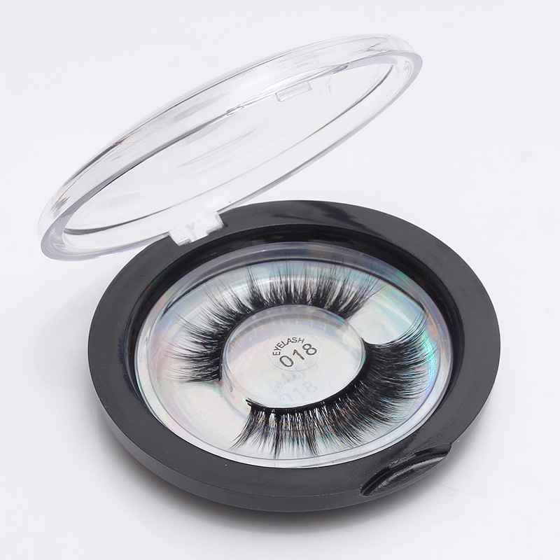 3D Mink False Eyelashes 23 Styles Long Thick Cross Natural Faux Eye Lash Extensions with Round Case Lightweight for Daily Use X250926