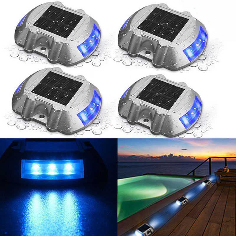 Solar Deck Lights LED Dock Light Solar Lights Step Road Path Light Waterproof Security Warning Driveway Lights for Outdoor Fence Patio Yard
Solar Deck Lights LED Dock Light Solar Lights Step Road Path Light Waterproof Security Warning Driveway Lights for Outdoor Fence Patio Yard