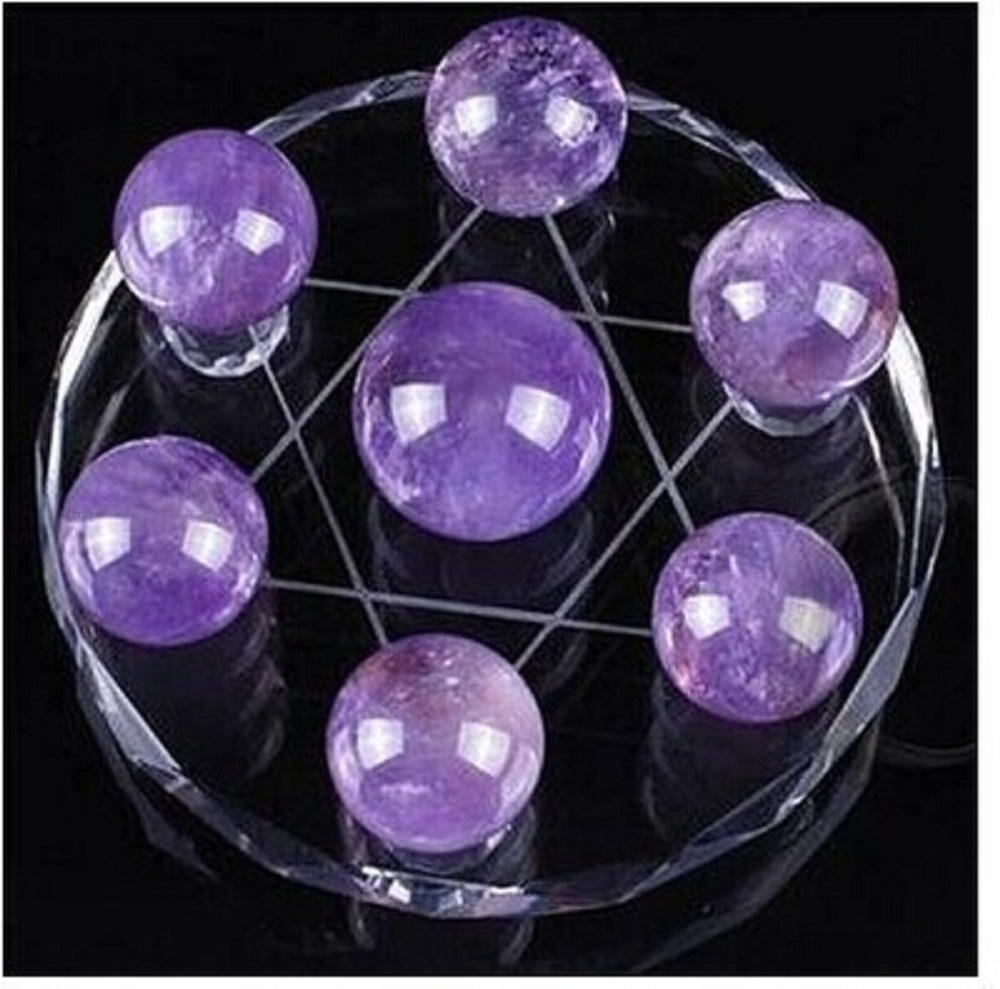 7 pcs 2cm Crystal Ball Chakra quartz Sphere Healing gem Stone Beads Fengshui Decor & 8cm Glass Stand
7 pcs 2cm Crystal Ball Chakra quartz Sphere Healing gem Stone Beads Fengshui Decor & 8cm Glass Stand
