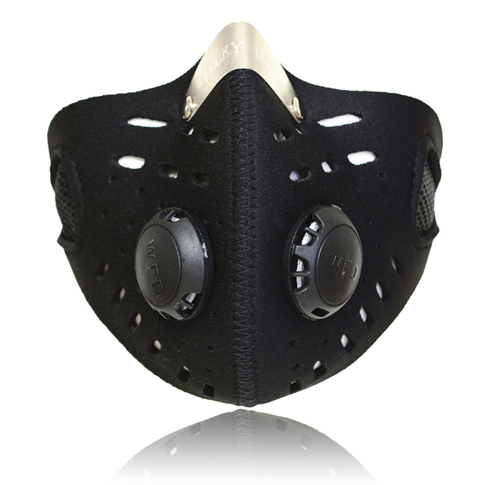 Activated Carbon Antidust Endurance Windproof Dustproof Face Mask for Cardio Workout Running Cycling Fitness
