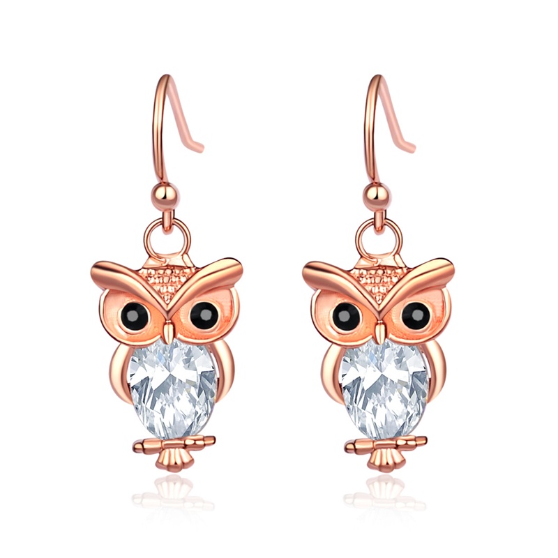 Animal Owl Trendy Earrings Female Gorgeous Women Jewelry Rose Gold Zircon Silver Charms 3D Earrings For Women
Animal Owl Trendy Earrings Female Gorgeous Women Jewelry Rose Gold Zircon Silver Charms 3D Earrings For Women