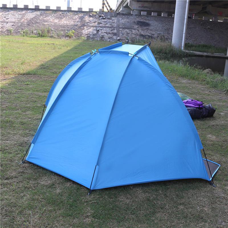 RUNACC Beach Tent Portable Sun Shade Anti-UV Outdoor Shelter for Beach, Travel, Camping and Fishing Blue