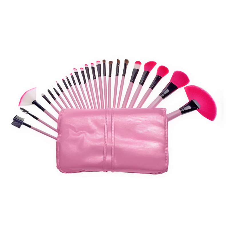 drop shipping 24pcs set Professional Makeup Brushes Set Face Eyes Soft Blending Full Function Makeup Artist Brush Beauty Tools Kit