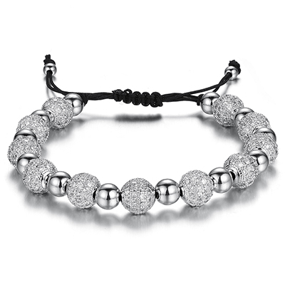 Rhinestone Balls Chain Bracelets For Women Luxury Crystal Beads Bracelet Femme Jewelry Gifts Pulseras Mujer Moda