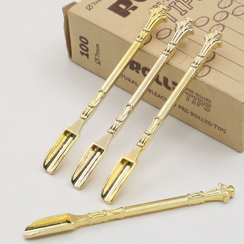 Golden Metal Spoon Use Dabber for Sniffer Snorter Power Spoon HOOVER HOOTEER Smoking Accessories Over 300Pcs Free DHL
Golden Metal Spoon Use Dabber for Sniffer Snorter Power Spoon HOOVER HOOTEER Smoking Accessories Over 300Pcs Free DHL