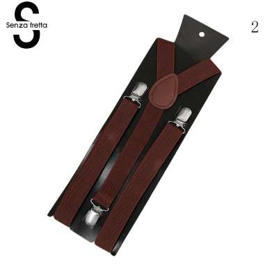 Senza Fretta Men's Suspenders Jeans Fashion Clip-on Braces Elastic Y-Back Suspenders Suspend Slim Men Women Unisex D01254
Senza Fretta Men's Suspenders Jeans Fashion Clip-on Braces Elastic Y-Back Suspenders Suspend Slim Men Women Unisex D01254