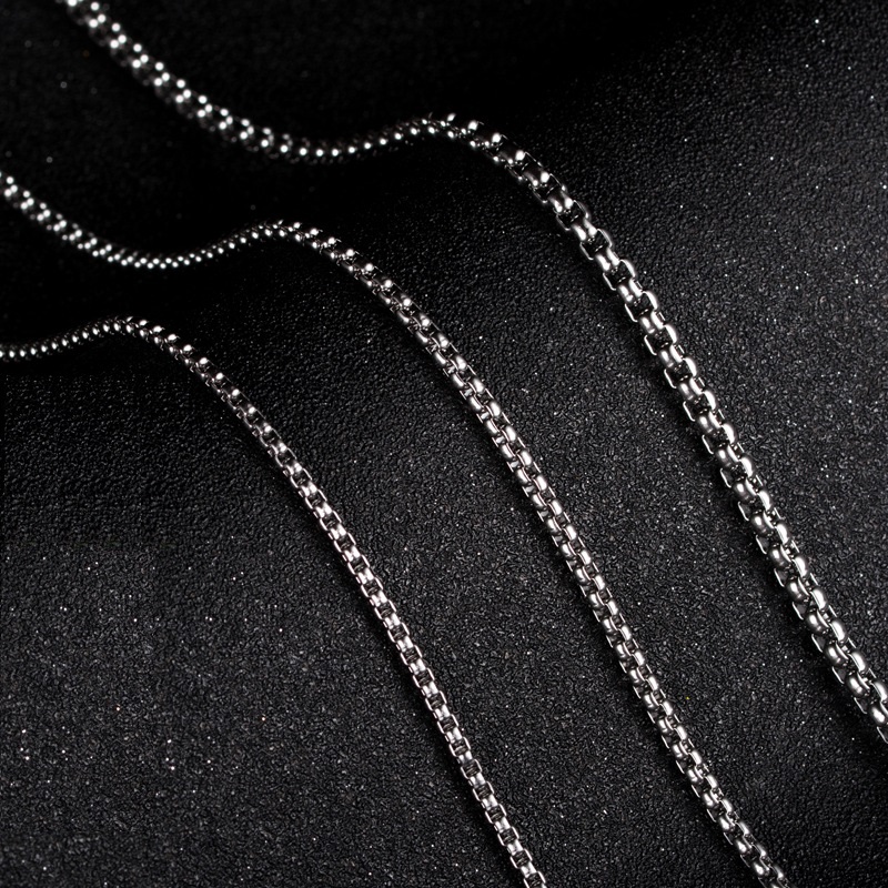 chain titanium necklace chains women and men sweater long chain link 50-70cm cuban links box chain no rust hip hop jewelry accessories parts
chain titanium necklace chains women and men sweater long chain link 50-70cm cuban links box chain no rust hip hop jewelry accessories parts
