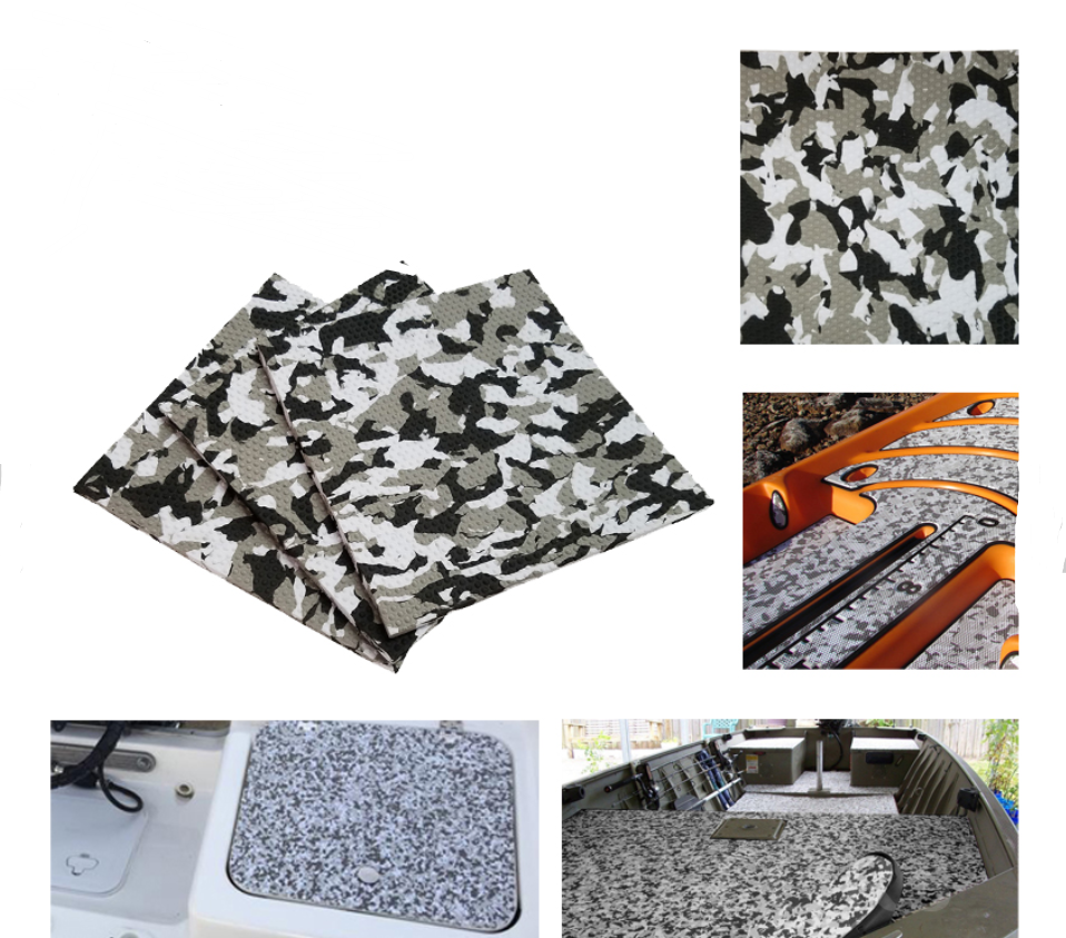 Floor Mats Carpets Camo Embossed Synthetic Camouflage EVA Foam marine decking sheet flooring