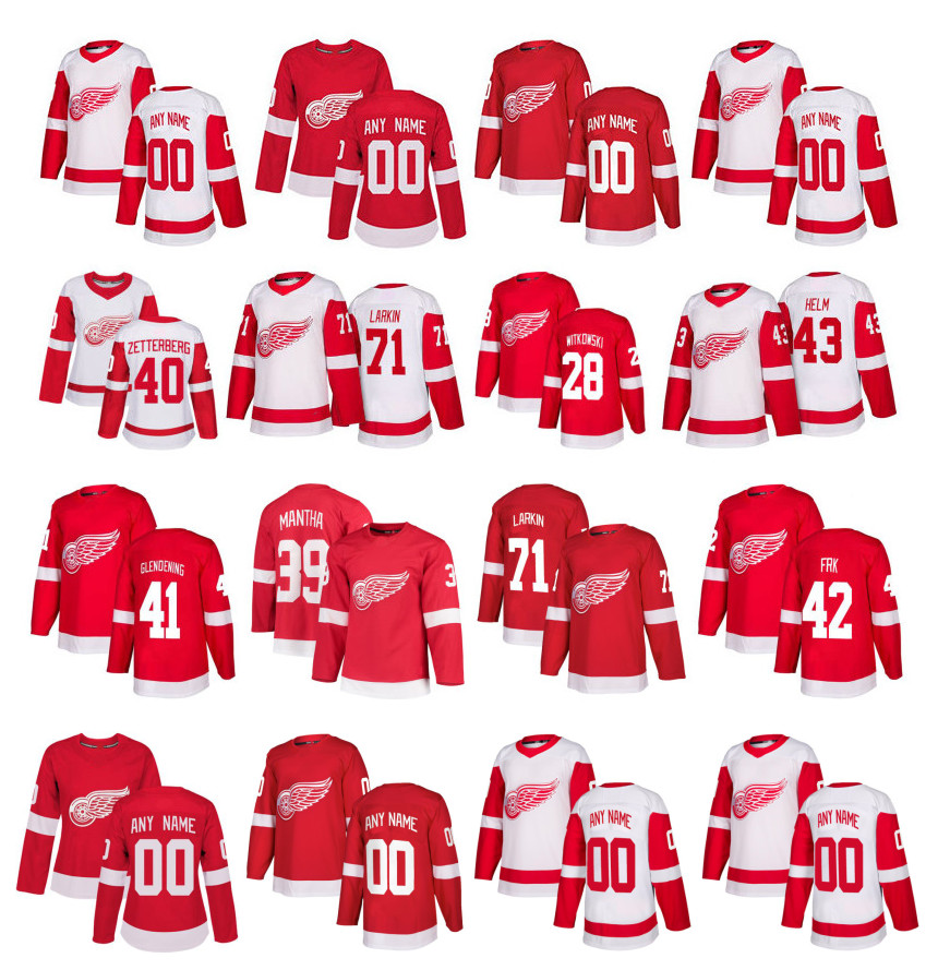 Customized Detroit Red Wings Jersey Anthony Mantha Dylan Larkin Henrik Zetterberg Tomas Tatar Abdelkader Witkowski Helm Stitched Hockey, Women's red size s m l xl
Customized Detroit Red Wings Jersey Anthony Mantha Dylan Larkin Henrik Zetterberg Tomas Tatar Abdelkader Witkowski Helm Stitched Hockey, Women's red size s m l xl