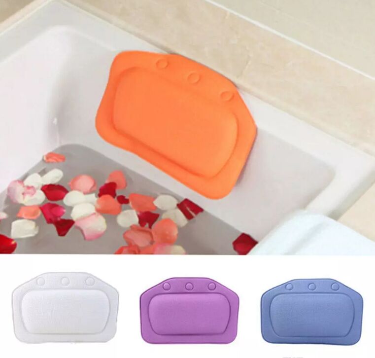 Bathtub Waterproof Spa Soft Bath Pillow Headrest With Suction Cup Tub Pillow Bathroom Products 4 Colors 21x31cm
Bathtub Waterproof Spa Soft Bath Pillow Headrest With Suction Cup Tub Pillow Bathroom Products 4 Colors 21x31cm