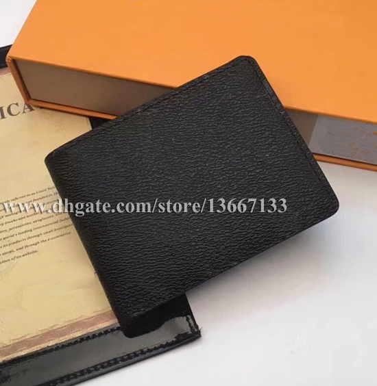 Good Price Fashion Designer Card Holder Genuine Leather Men&#039;s Short Wallet 62663 Small Folder purse 60895 от DHgate WW