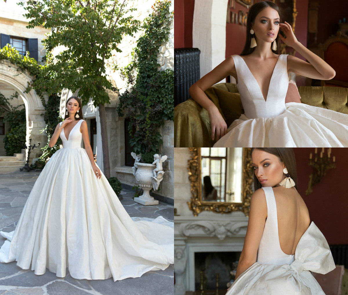 2018 Eva Lendel Bohemian Wedding Dresses Deep V Neck Backless Sleeveless Sweep Train Country Bridal Dress Bow Simple Plus Size Wedding Gown, Same as image
2018 Eva Lendel Bohemian Wedding Dresses Deep V Neck Backless Sleeveless Sweep Train Country Bridal Dress Bow Simple Plus Size Wedding Gown, Same as image