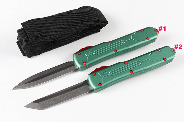 Top Quality A6 Auto Tactical Knife D2 Stone Wash Blade Green T6061 Aluminum Handle Outdoor EDC Pocket Knives Gift Knifes
Top Quality A6 Auto Tactical Knife D2 Stone Wash Blade Green T6061 Aluminum Handle Outdoor EDC Pocket Knives Gift Knifes