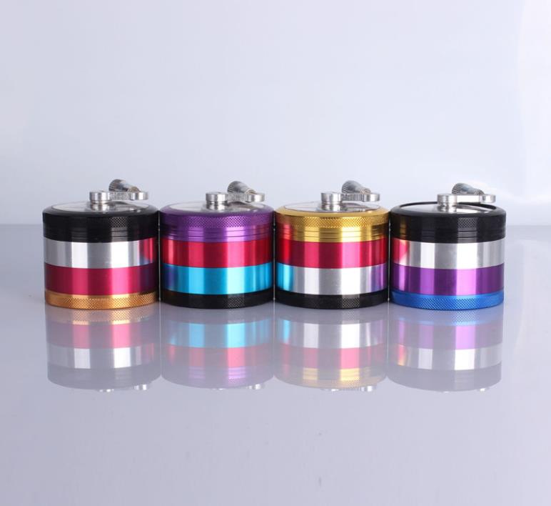 Hand crank 4 layer metal lapping machine 63mm aluminum alloy color mixing lapping tool pipe smoking set
Hand crank 4 layer metal lapping machine 63mm aluminum alloy color mixing lapping tool pipe smoking set